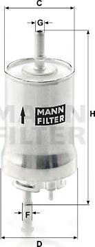 Mann-Filter WK 59 x - Bränslefilter xdelar.se