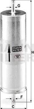 Mann-Filter WK 516 - Bränslefilter xdelar.se