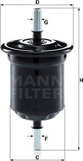 Mann-Filter WK 6013 - Bränslefilter xdelar.se