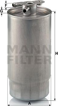 Mann-Filter WK 841/1 - Bränslefilter xdelar.se