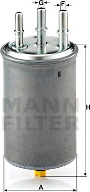 Mann-Filter WK 829/7 - Bränslefilter xdelar.se