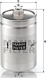 Mann-Filter WK 725 - Bränslefilter xdelar.se