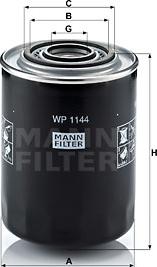 Mann-Filter WP 1144 - Oljefilter xdelar.se