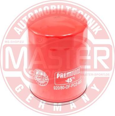 MASTER-SPORT GERMANY 920/80-OF-PCS-MS - Oljefilter xdelar.se