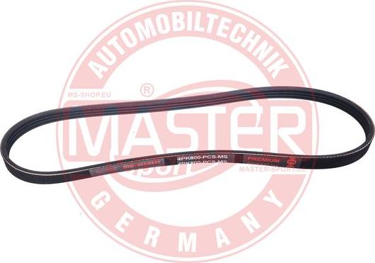 MASTER-SPORT GERMANY 4PK800-PCS-MS - Flerspårsrem xdelar.se