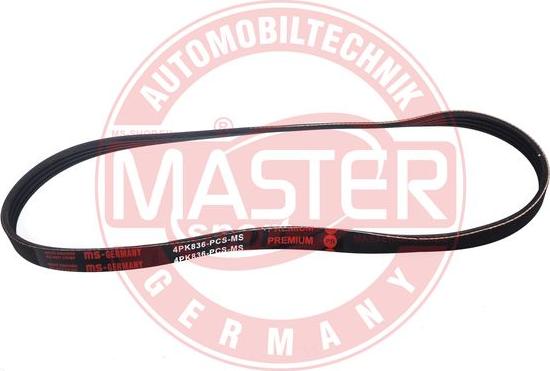 MASTER-SPORT GERMANY 4PK836-PCS-MS - Flerspårsrem xdelar.se