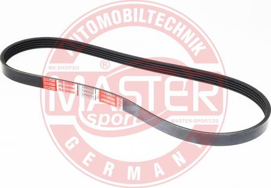 MASTER-SPORT GERMANY 5PK850-PCS-MS - Flerspårsrem xdelar.se