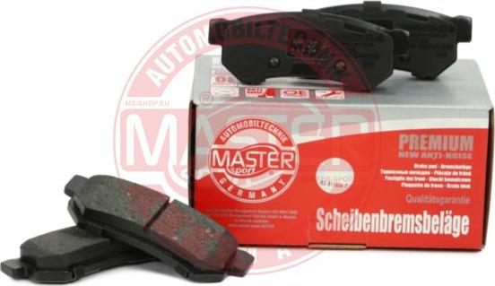 MASTER-SPORT GERMANY 13046056632N-SET-MS - Bromsbeläggssats, skivbroms xdelar.se