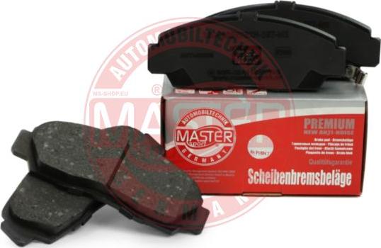 MASTER-SPORT GERMANY 13046058782N-SET-MS - Bromsbeläggssats, skivbroms xdelar.se