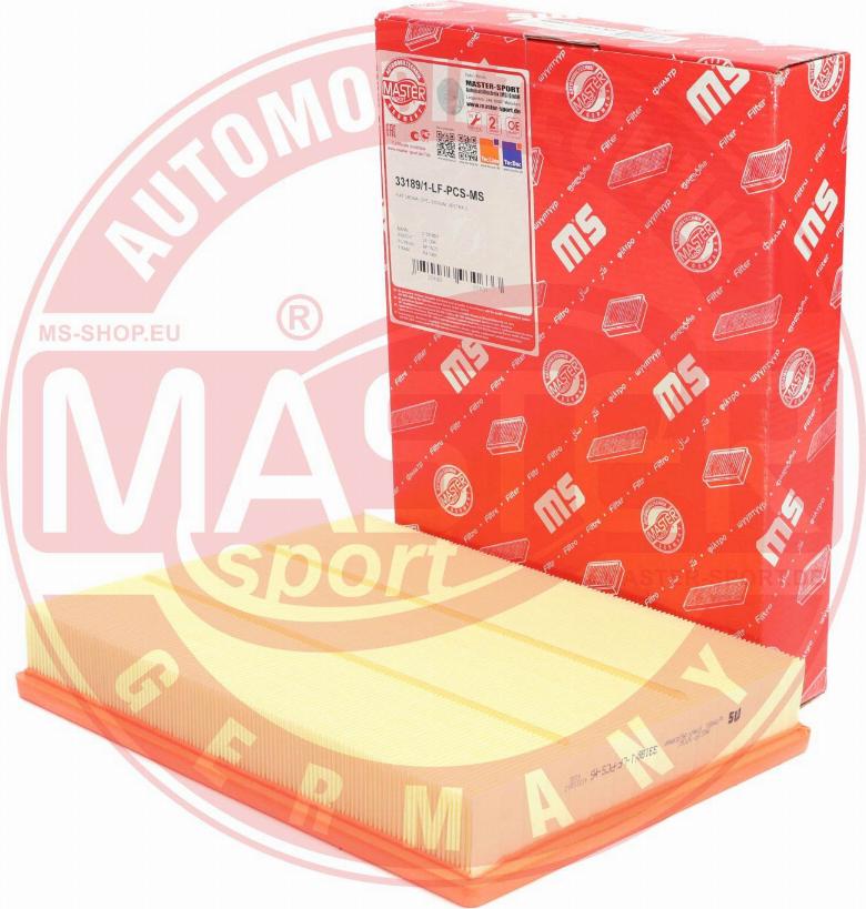 MASTER-SPORT GERMANY 33189/1-LF-PCS-MS - Luftfilter xdelar.se