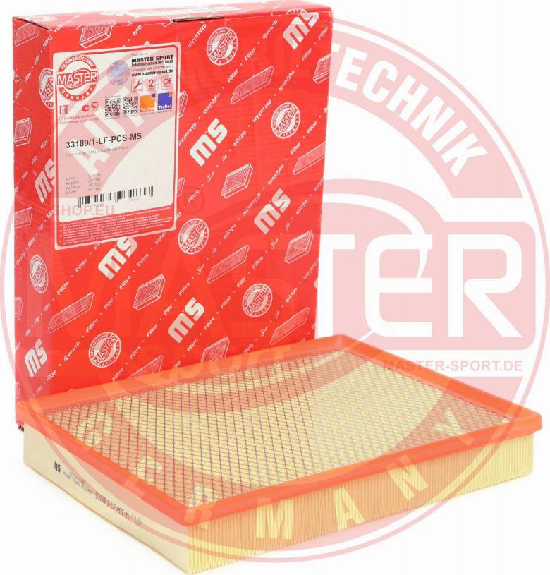 MASTER-SPORT GERMANY 33189/1-LF-PCS-MS - Luftfilter xdelar.se