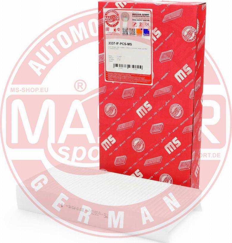 MASTER-SPORT GERMANY 3337-IF-PCS-MS - Filter, kupéventilation xdelar.se