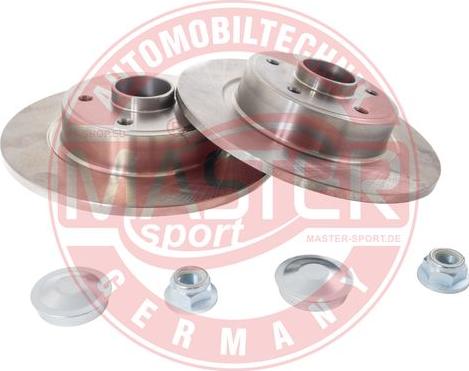 MASTER-SPORT GERMANY 2401100389B-SET-MS - Bromsskiva xdelar.se