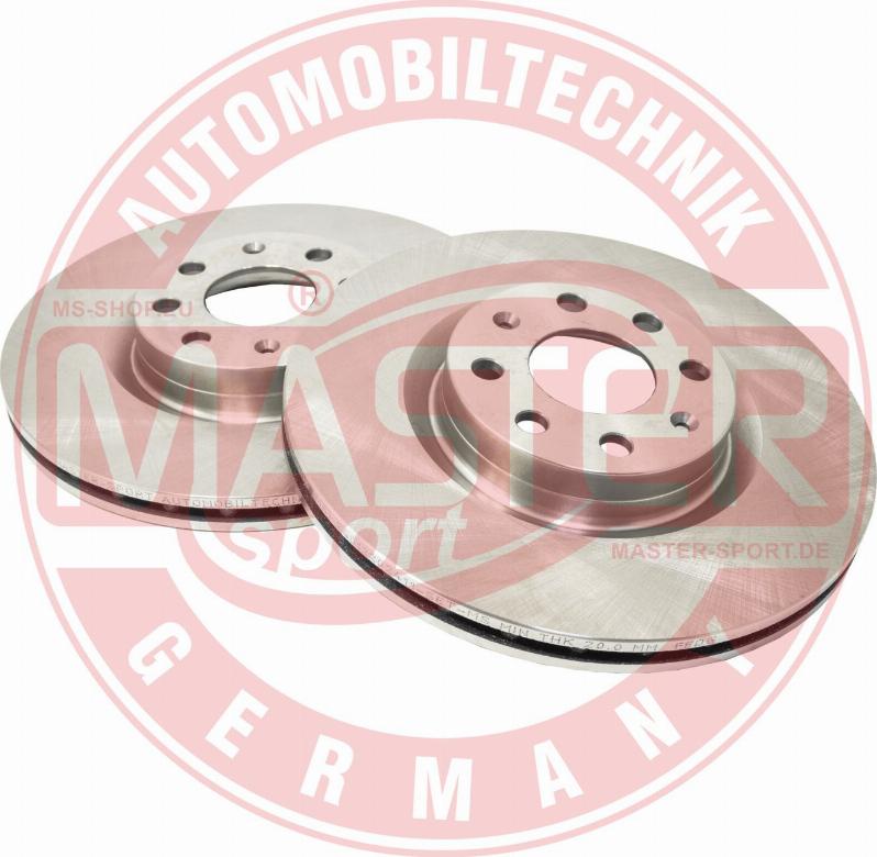 MASTER-SPORT GERMANY 24012202411-PCS-MS - Bromsskiva xdelar.se