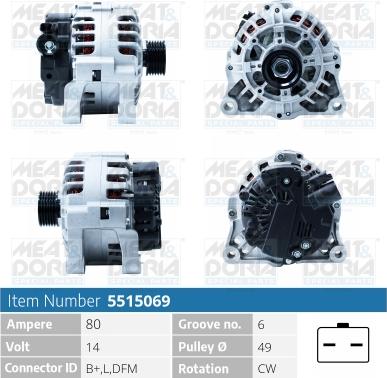 Meat & Doria 5515069 - Generator xdelar.se