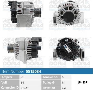 Meat & Doria 5515034 - Generator xdelar.se