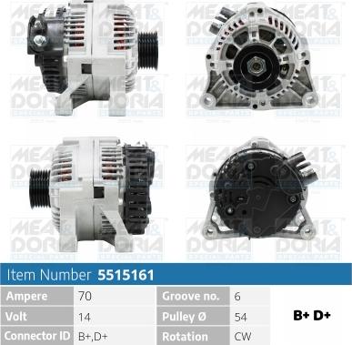 Meat & Doria 5515161 - Generator xdelar.se