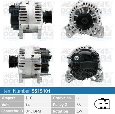 Meat & Doria 5515101 - Generator xdelar.se