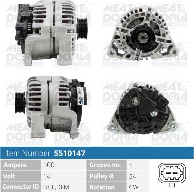 Meat & Doria 5510147 - Generator xdelar.se