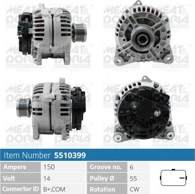 Meat & Doria 5510399 - Generator xdelar.se