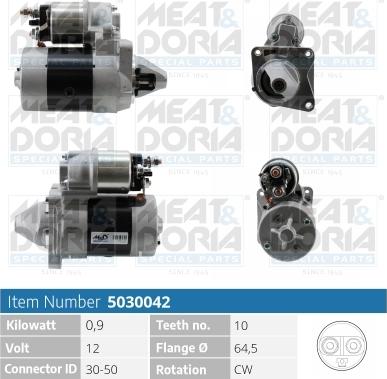 Meat & Doria 5030042 - Startmotor xdelar.se