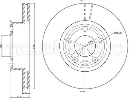 Delphi BG2717 - Bromsskiva xdelar.se