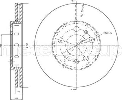 Febi Bilstein 14404 - Bromsskiva xdelar.se