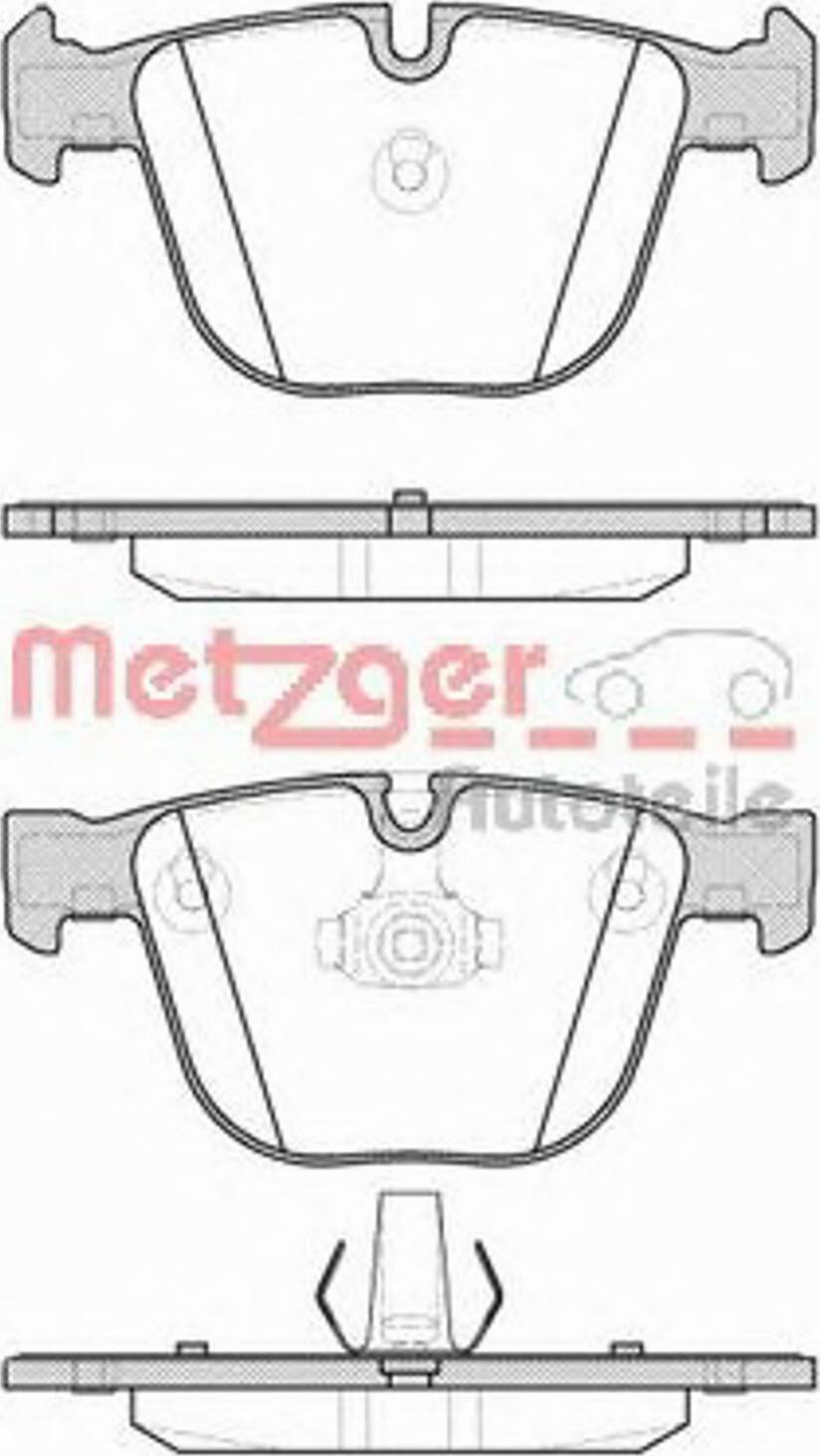 Metzger 089200 - Bromsbeläggssats, skivbroms xdelar.se