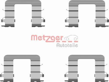 Metzger 109-1696 - Tillbehörssats, skivbromsbelägg xdelar.se