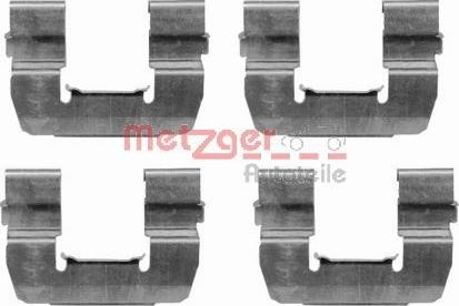 Metzger 109-1668 - Tillbehörssats, skivbromsbelägg xdelar.se