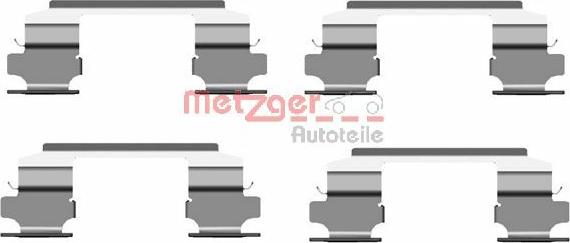 Metzger 109-1686 - Tillbehörssats, skivbromsbelägg xdelar.se