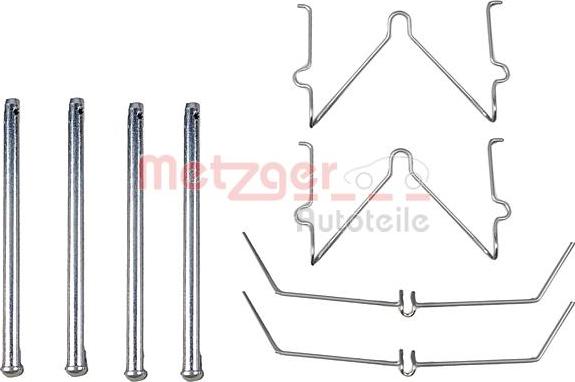 Metzger 109-1129 - Tillbehörssats, skivbromsbelägg xdelar.se