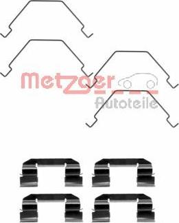 Metzger 109-1292 - Tillbehörssats, skivbromsbelägg xdelar.se