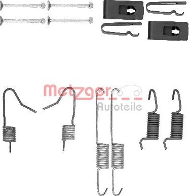 Metzger 105-0898 - Tillbehörssats, bromsbackar, parkeringsbroms xdelar.se