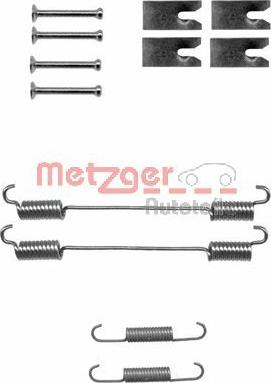 Metzger 105-0862 - Tillbehörssats, bromsbackar xdelar.se