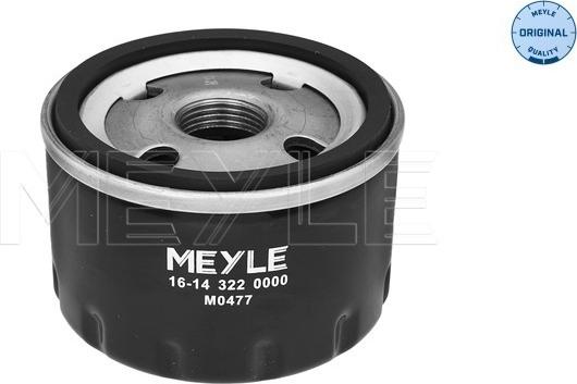 Meyle 16-14 322 0000 - Oljefilter xdelar.se