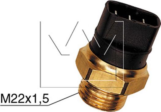 Monark 090605221 - Sensor, kylmedietemperatur xdelar.se