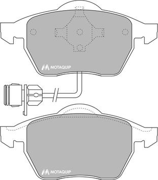 TRUPART DP11323RS - Bromsbeläggssats, skivbroms xdelar.se