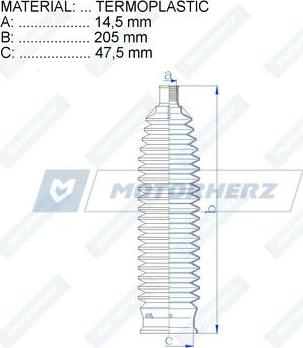 Motorherz RDZ0465MG - Bälgar, styrsystem xdelar.se