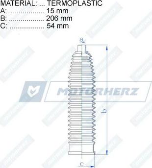 Motorherz RDZ0044MG - Bälgar, styrsystem xdelar.se