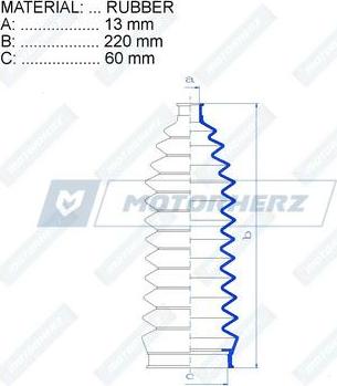 Motorherz RDZ0355MG - Bälgar, styrsystem xdelar.se