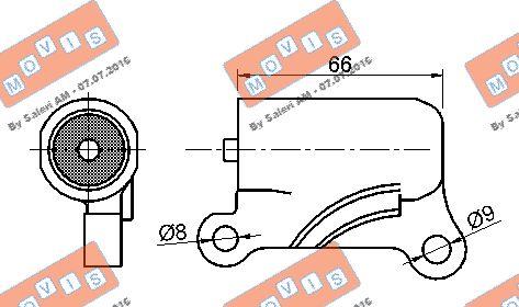 MOVIS AST2985 - Vibrationsdämpare, kuggrem xdelar.se