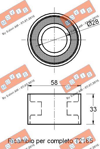 MOVIS AST2161 - Spännrulle, tandrem xdelar.se