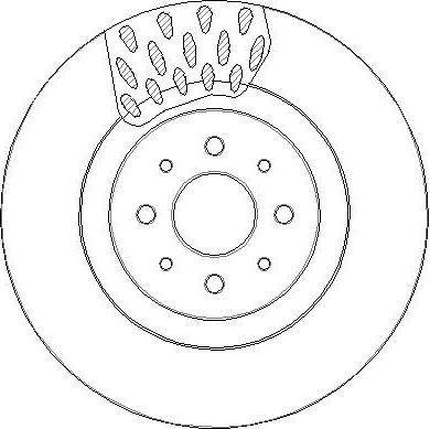 Delphi BG4308 - Bromsskiva xdelar.se