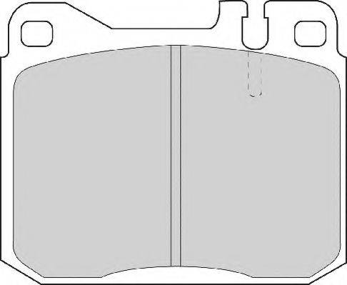 Mercedes-Benz 0004205920 - Bromsbeläggssats, skivbroms xdelar.se