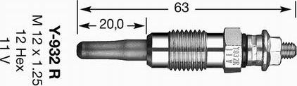 NGK 4956 - Glödstift xdelar.se