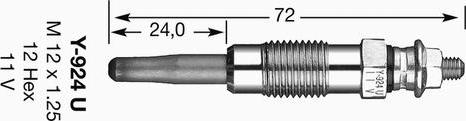 NGK 4950 - Glödstift xdelar.se