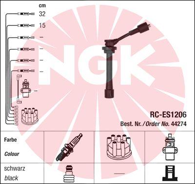 NGK 44274 - Tändkabelsats xdelar.se