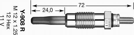 NGK 4585 - Glödstift xdelar.se