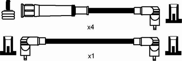 NGK 0575 - Tändkabelsats xdelar.se